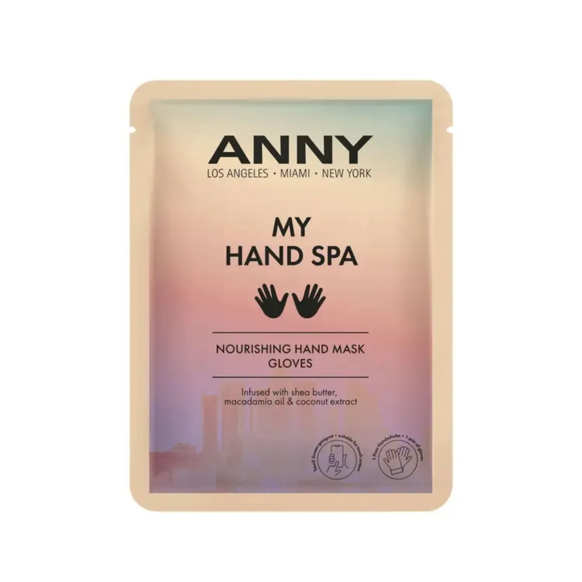 Mască-mănuși nutritivă pentru mâini ANNY Nourishing Hand Mask Gloves My Hand Spa