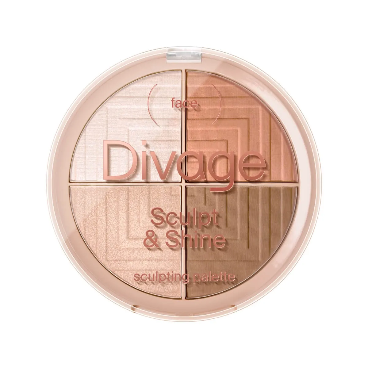 Divage Sculpt & Shine Sculpting Palette Paletă pentru față