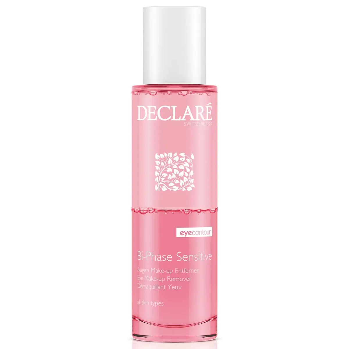 DECLARE BI-PHASE SENSITIVE EYE MAKE-UP REMOVER Un Demachiant Biphasic