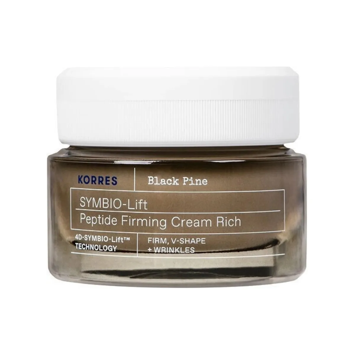 Korres Black Pine SYMBIO-Lift Rich Firming Cream with Peptides Cremă nutritivă fermizantă pentru faț