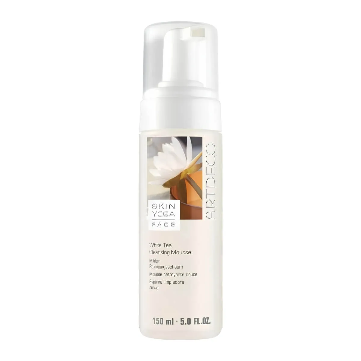 ARTDECO White Tea Cleansing Mousse Spumă de curățare pentru față cu extract de ceai alb