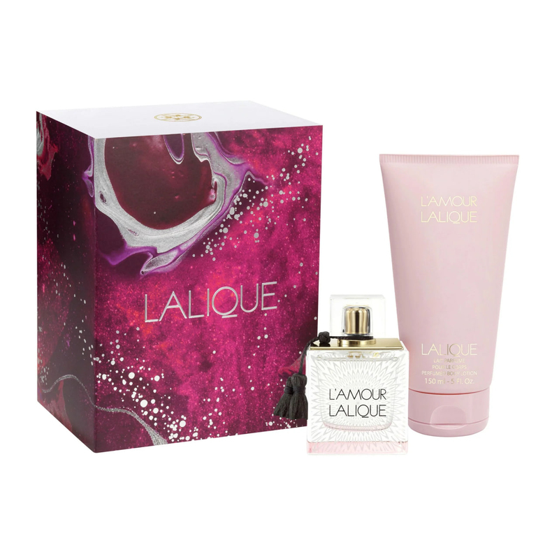 LALIQUE Set L'Amour (EDP 100ml + Body lotion 150 ml) Set de parfumuri