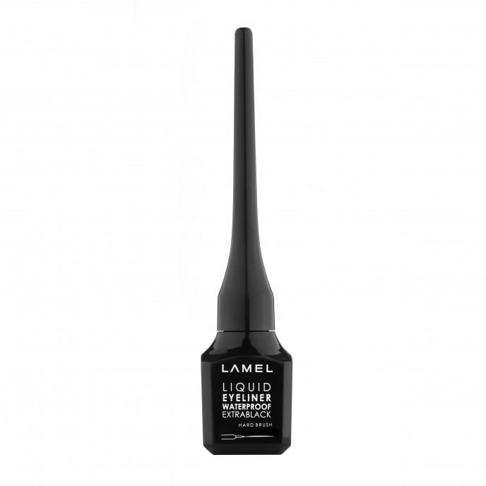 LAMEL Liquid Eyeliner With Hard Brush Жидкая подводка