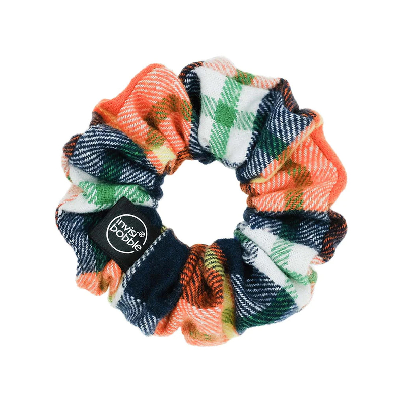 Elastic pentru par Invisibobble Sprunchie Fall in Love Channel the Flannel