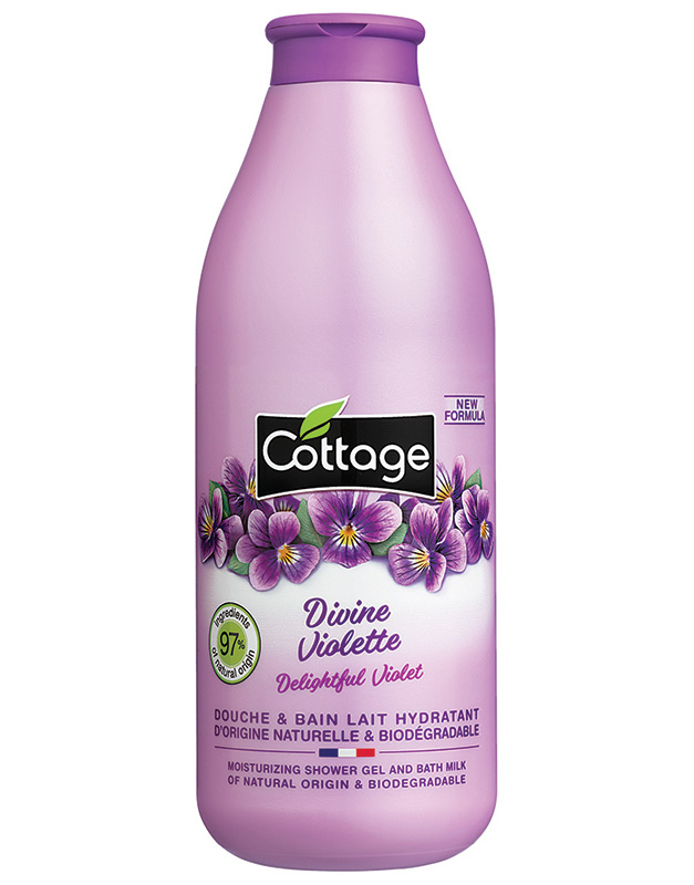 COTTAGE Divine Violette Milk Shower Gel Gel-cremă de duș
