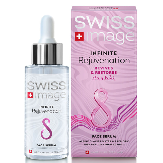 SWISS IMAGE Infinite Serum Rejuvenation Ser de față cu acid hialuronic și vitamina C