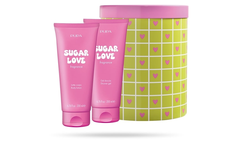 PUPA Happy Box Kit 1Sugar Love Set Gel de duș 200 ml + Loțiune de corp 200 ml