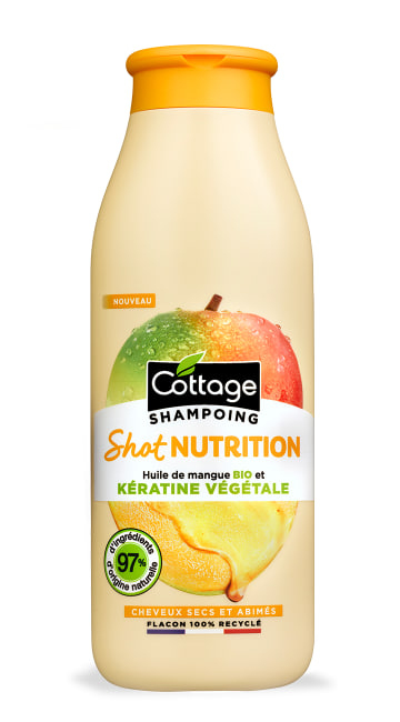 COTTAGE Shampoo Nutrition Shot Mango Oil And Plant-Based Keratin Șampon pentru păr