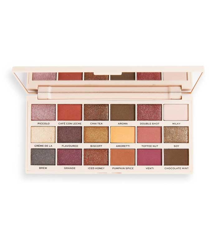 Makeup Revolution Tasty Palette Latte Paleta de farduri de ochi
