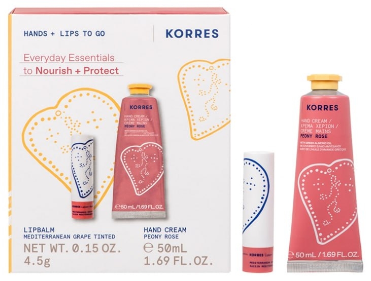 KORRES Winter Essentials Hand and Lip Care Set Набор для ухода за руками и губами