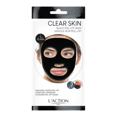 L'ACTION Paris Black Peel Off Mask 3 Sachets