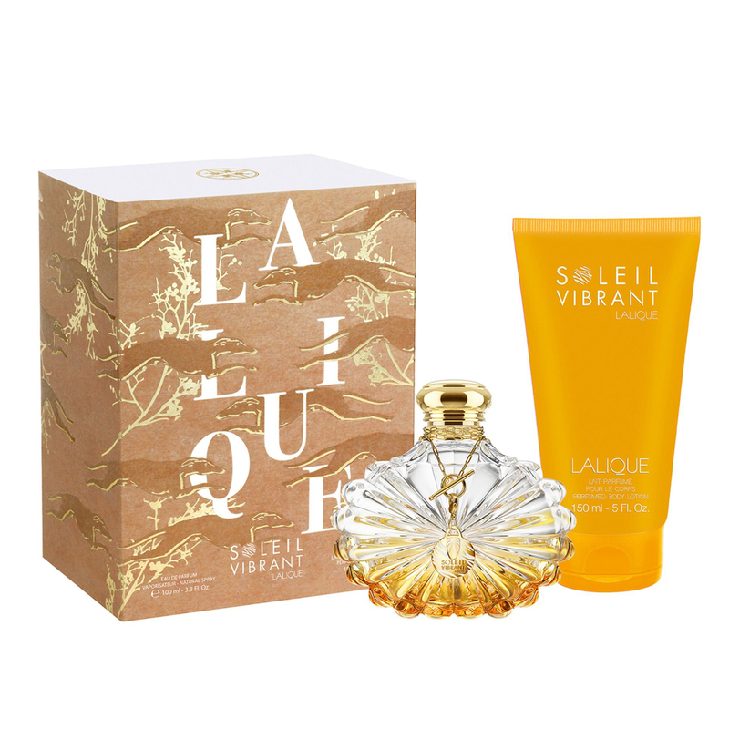 Lalique Soleil Vibrant Set (EDP 100 ml + Body lotion 150 ml) Парфюмерный набор