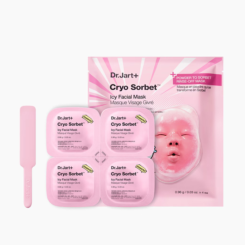 Dr.Jart+ Cryo Sorbet™ Icy Facial Mask 4-Pack — mască facială răcoritoare