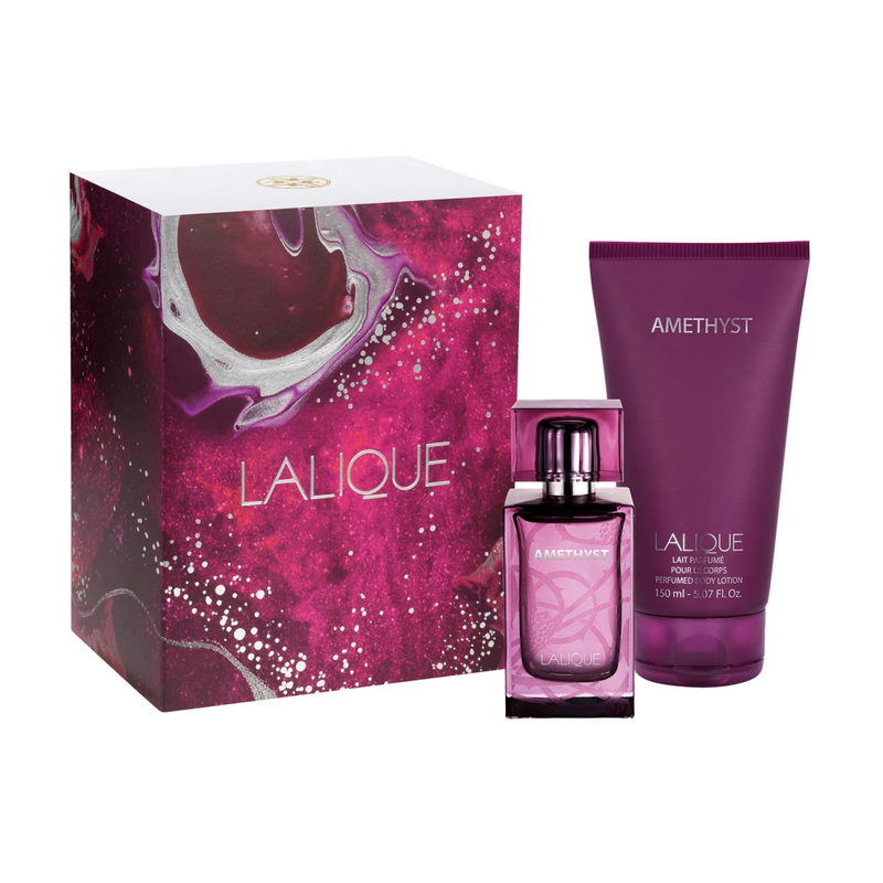LALIQUE Set Ametist (EDP 100ml + Body Lotion 150 ml)