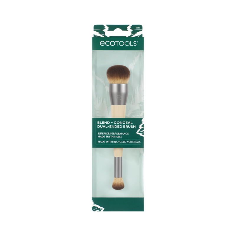 EcoTools Blend + Conceal Double-Ended Makeup Brush Двусторонняя кисть для лица