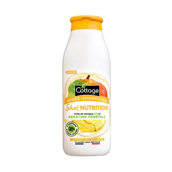 COTTAGE ShotNutrition Balsam pentru păr uscat și deteriorat сu keratină vegetală și mango