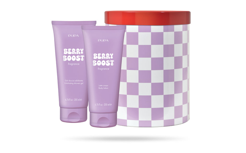 PUPA Happy Box Kit Berry Boost Набор (Shower gel 200 ml + Body lotion 200 ml)