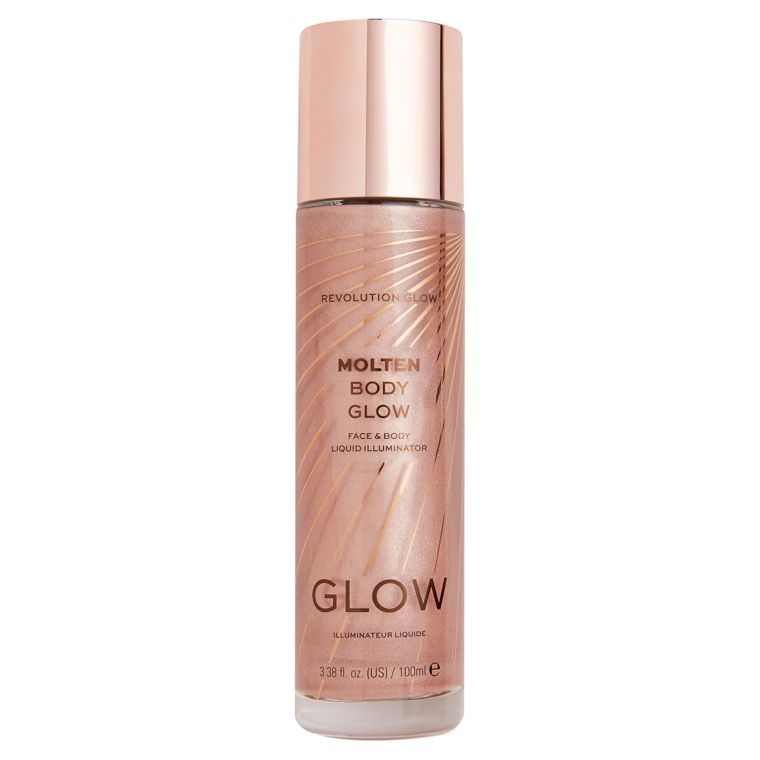 Makeup Revolution Molten Body Glow Rose Gold Жидкий хайлайтер для тела