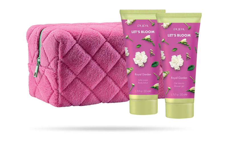 PUPA Let's Bloom Kit Royal Garden Набор (Shower gel 200 ml + Body lotion 200 ml)