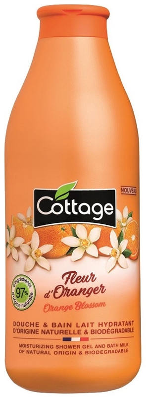 SHOWER GEL AND BATH MILK HYDRATANT ORANGE BLOSSOM LAPTISOR PENTRU DUS