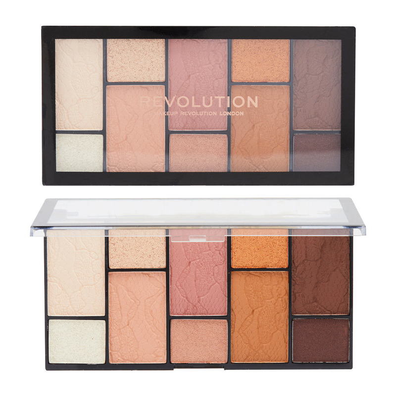 Makeup Revolution Reloaded Dimension Eyeshadow Palette Neutral Charm Paletă de farduri de pleoape