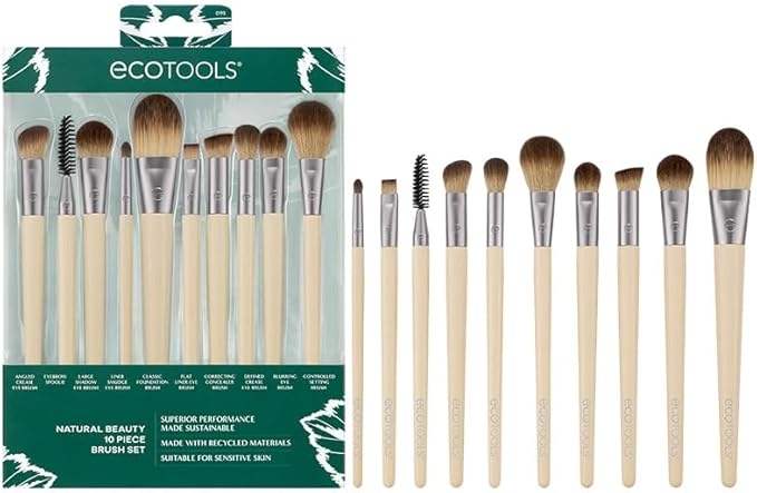 Ecotools Nat Beauty 10 Piece Brush Set Набор кистей для макияжа
