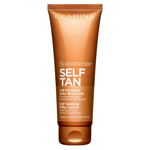 CLARINS Lait Fondant Auto-Bronzant Молочко с эффектом загара для лица и тела
